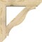 Ekena Millwork Funston Slat Rough Sawn Bracket w/ Offset Brace, Douglas Fir, 6"W x 28"D x 28"H BKT0604X28X28FST06RDF - alternate 4